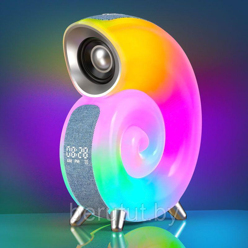 Умная колонка ночник музыкальная Bluetooth Conch Music Light - фото 2 - id-p222015464