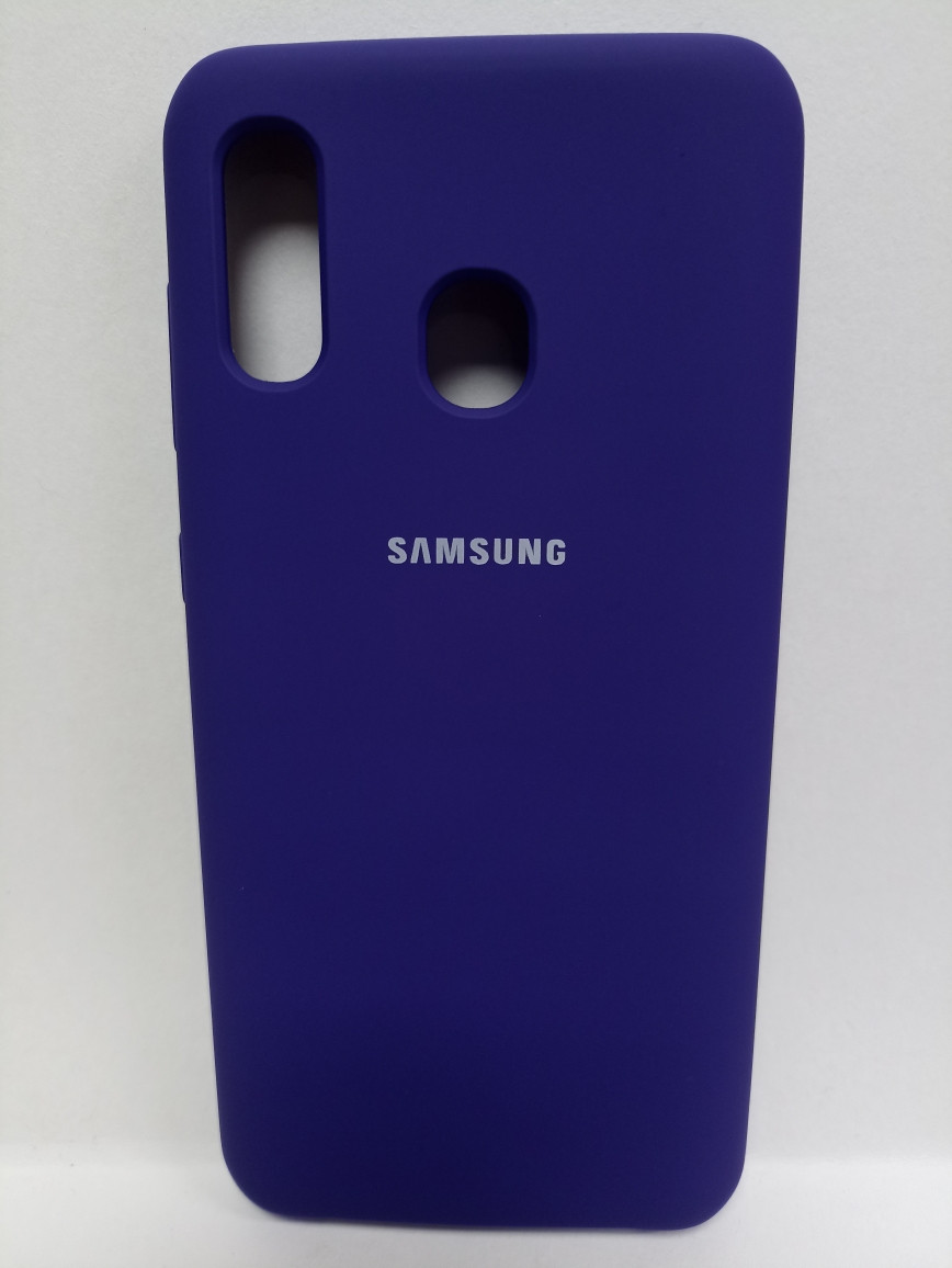 Чехол Samsung A20 /A30 Soft Touch фиолетовый - фото 1 - id-p222015987