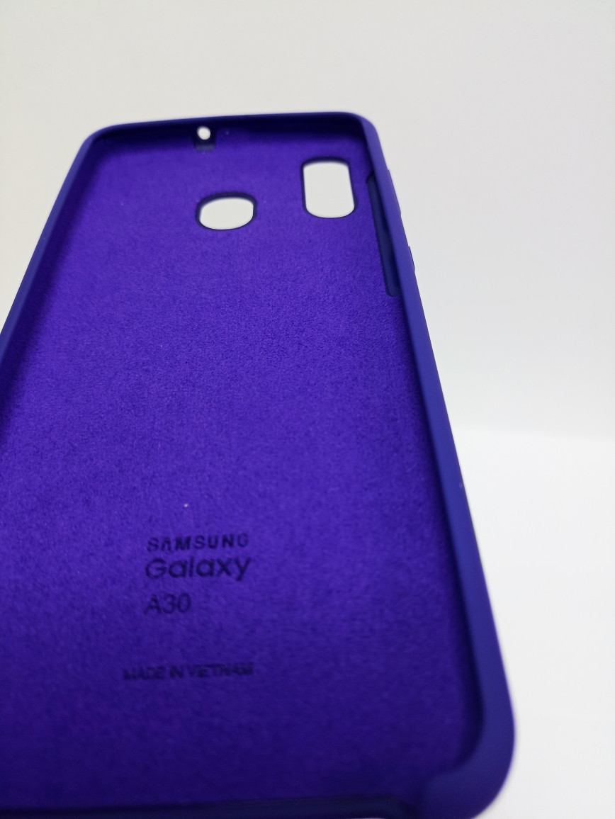 Чехол Samsung A20 /A30 Soft Touch фиолетовый - фото 2 - id-p222015987