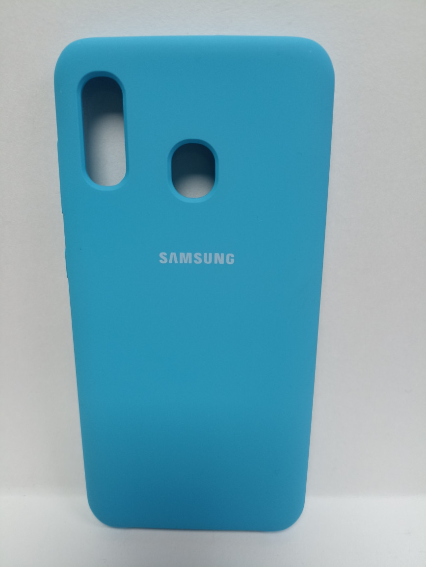 Чехол Samsung A20 /A30 Soft Touch фиолетовый - фото 4 - id-p222015987