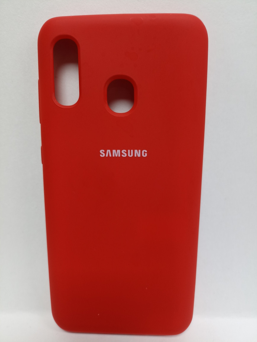 Чехол Samsung A20 /A30 Soft Touch фиолетовый - фото 9 - id-p222015987
