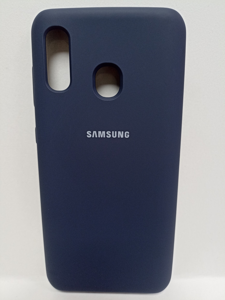 Чехол Samsung A20 /A30 Soft Touch фиолетовый - фото 10 - id-p222015987