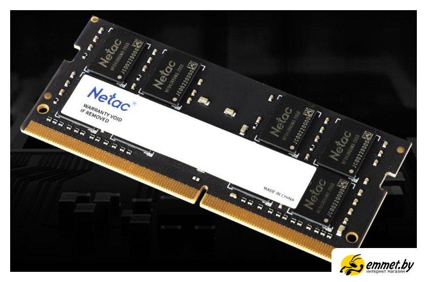 Оперативная память Netac Basic 16GB DDR4 SODIMM PC4-25600 NTBSD4N32SP-16 - фото 4 - id-p222016116