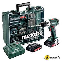 Дрель-шуруповерт Metabo BS 18 LT Set 602102600 (с 2-мя АКБ, набор инструмента)