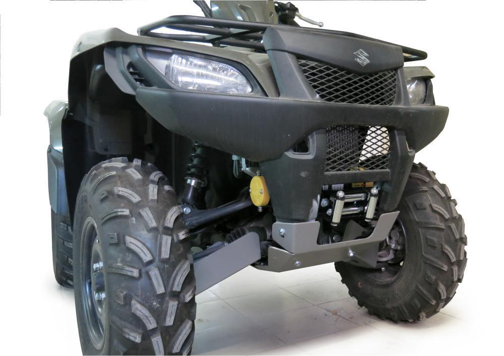 Защита днища алюминий для квадроцикла SUZUKI Kingquad LT-A750/ LT-A500 2011-2018 - фото 2 - id-p222017054