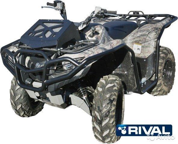 Вынос радиатора с шноркелем алюминий для квадроцикла YAMAHA Grizzly 700 2012-2015 - фото 1 - id-p222017132