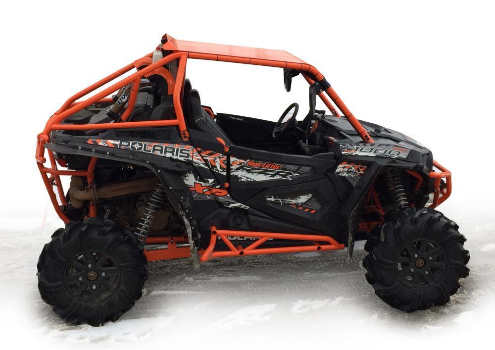 Защита порогов сталь для квадроцикла POLARIS RZR 1000 2013 - фото 1 - id-p222017209