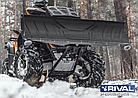 Комплект снегоотвала с быстросъемным креплением Quick2 black 150 мм (All ATV) для квадроцикла, фото 4