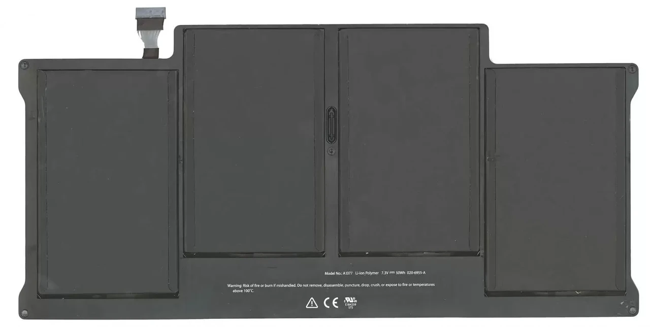 Аккумулятор (батарея) для ноутбука Apple MacBook Air A1369, 6700мАч, 7.3В