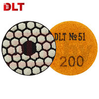 DLT Алмазный гибкий шлифовальный круг для гравёра DLT №51, #200, 50мм