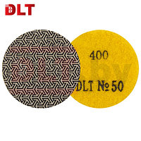 DLT Алмазный гибкий шлифовальный круг для гравёра DLT №50, #400, 50мм