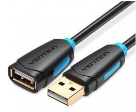 Кабель-удлинитель Vention USB 2.0 AM/AF - 3м Черный - фото 1 - id-p203914291