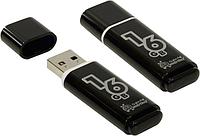 Накопитель SmartBuy Glossy SB16GBGS-K USB2.0 Flash Drive 16Gb (RTL)