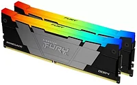 Модуль памяти Kingston Fury RGB KF432C16RB2AK2/64 DDR4 DIMM 64Gb KIT 2*32Gb PC4-25600 CL16