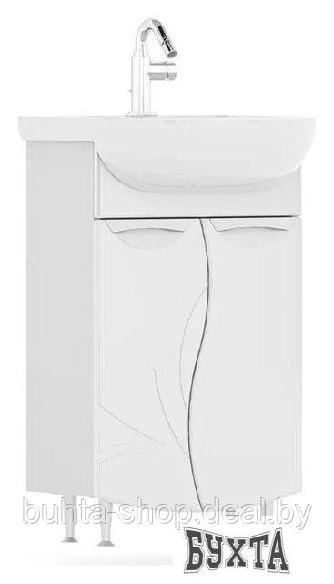Мебель для ванных комнат Volna Тумба Adel 50.2D с умывальником Ладога - фото 1 - id-p222020229
