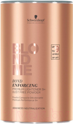 Порошок для осветления волос Schwarzkopf Professional BlondMe Bond Enforcing Premium Lightiner 9+ - фото 1 - id-p222029569