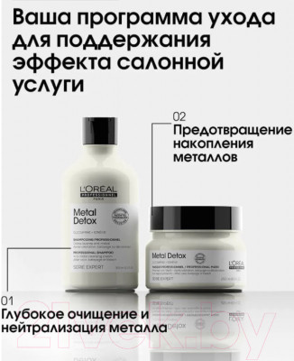 Маска для волос L'Oreal Professionnel Serie Expert Мetal Detox - фото 4 - id-p222043561