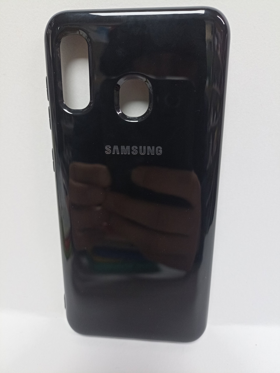 Чехол Samsung A20/A30 ультратонкий глянцевый Geely салатовый - фото 4 - id-p222050148