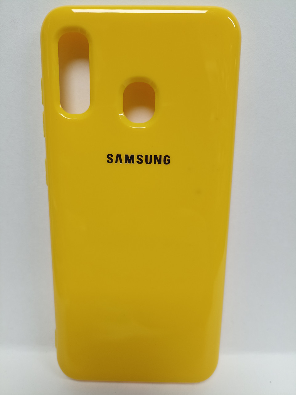 Чехол Samsung A20/A30 ультратонкий глянцевый Geely салатовый - фото 8 - id-p222050148