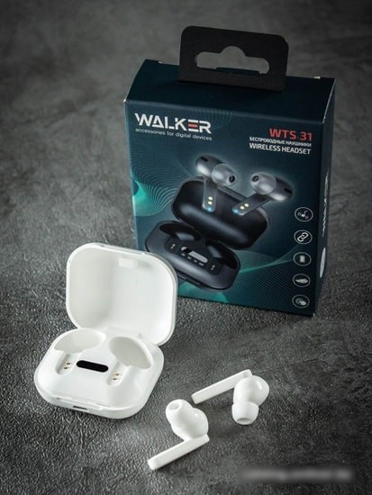 Наушники Walker WTS-31 (белый) - фото 5 - id-p222051379