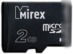 Карта памяти Mirex microSD (Class 4) 2GB (13612-MCROSD02) - фото 1 - id-p222051411