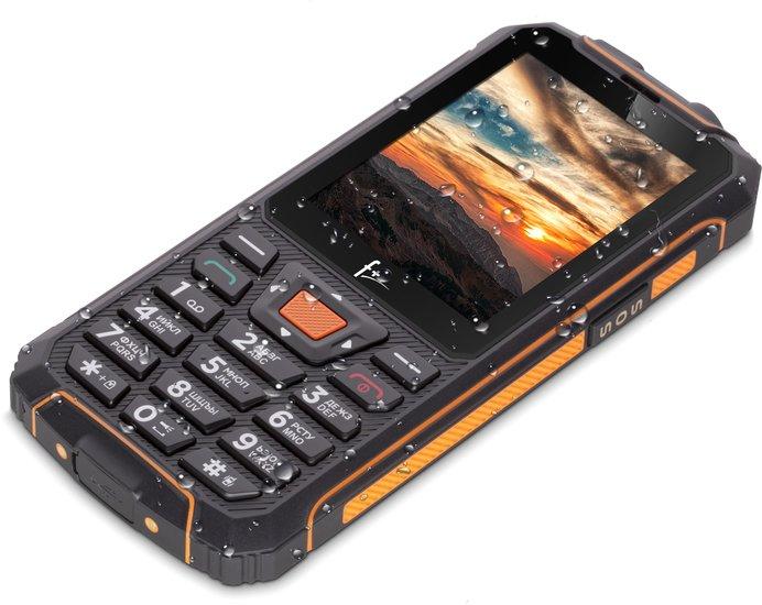 Мобильный телефон F+ R280C (черный/оранжевый) - фото 2 - id-p222052344