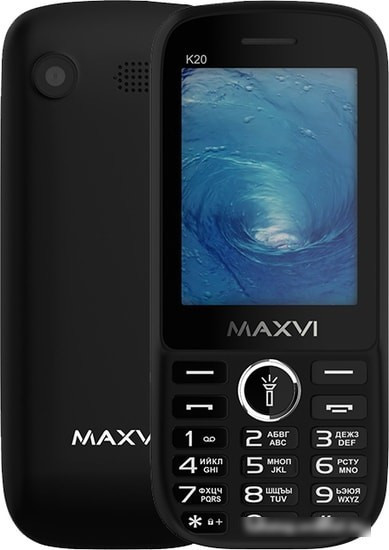 Мобильный телефон Maxvi K20 (черный) - фото 1 - id-p222052363