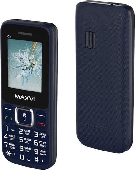 Мобильный телефон Maxvi C3i (маренго) - фото 4 - id-p222052364