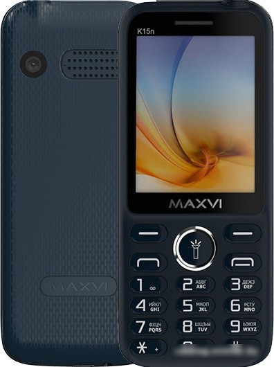 Мобильный телефон Maxvi K15n (синий) - фото 1 - id-p222052368