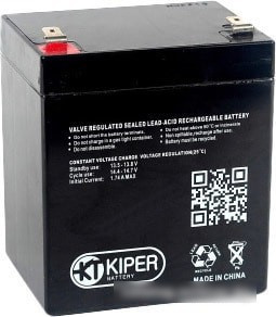 Аккумулятор для ИБП Kiper HR-1221W F2 (12В/5.5 А·ч) - фото 1 - id-p222052401