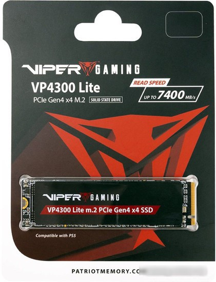 SSD Patriot Viper VP4300 Lite 1TB VP4300L1TBM28H - фото 4 - id-p222051773