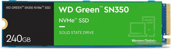 SSD WD Green SN350 240GB WDS240G2G0C - фото 1 - id-p222051784