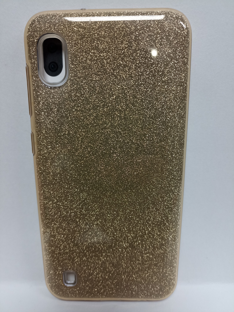 Чехол Samsung A10 с блестками серебро - фото 3 - id-p222052821