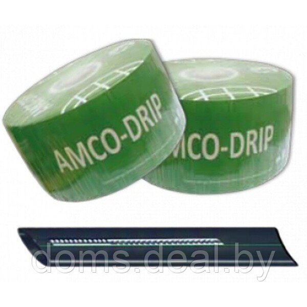 Капельная лента щелевая AMCO-DRIP T-tape, диаметр 16 мм, шаг 20см, стенка 6 mil, 25м Lespinasse 18624-25 - фото 2 - id-p208553378