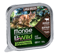 Monge Cat BWild (паштет, буйвол с овощами), 100 гр