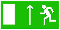 Табличка Направление к эвакуационному выходу (левосторонний)