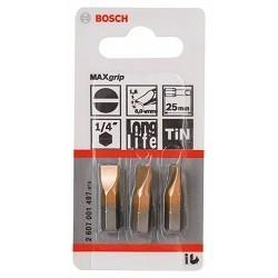 Bosch 2607001497 3 БИТ 25ММ S 1.6Х8.0 TIN - фото 1 - id-p222067394