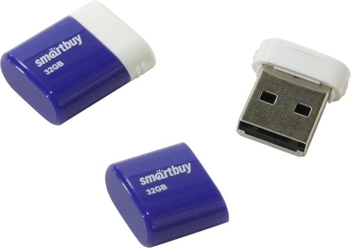 Накопитель SmartBuy Lara SB32GBLARA-B USB2.0 Flash Drive 32Gb (RTL) - фото 1 - id-p222067303