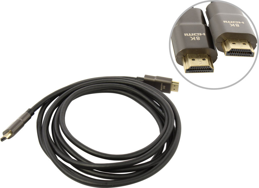 Aopen ACG863-3м Кабель HDMI to HDMI (19M -19M) 3м ver2.1 8K - фото 1 - id-p212712161