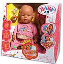 Кукла пупс Беби дол Baby Doll аналог Baby Born 9 функций 058-3 купить в Минске, фото 2