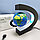 Магнитный левитирующий глобус с подсветкой Globe floating in midair / Светильник - ночник с RGB подсветкой, фото 4
