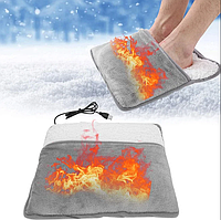 USB плюшевая электрогрелка для ног Ultra plush foot warmer 29 х 29 см