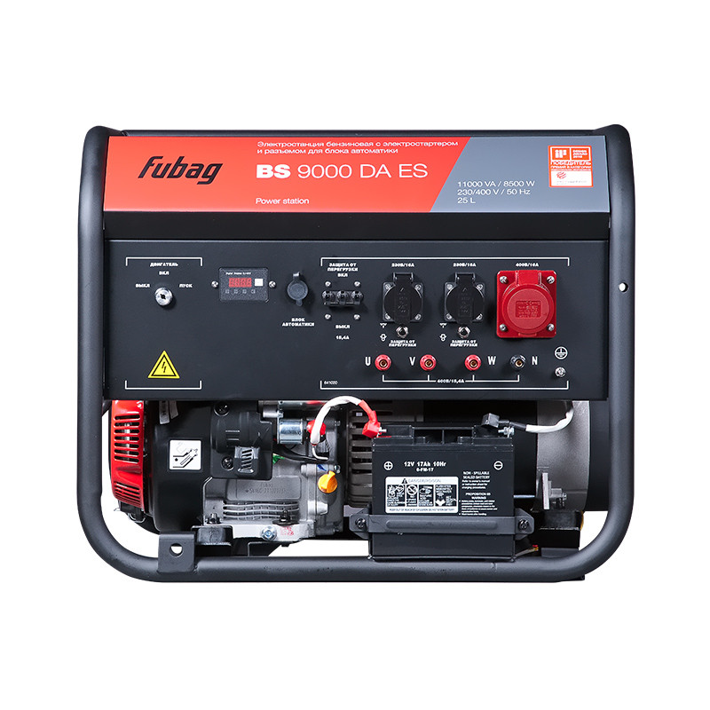 Генератор бензиновый FUBAG BS 9000 DA ES с электростартером и коннектором автоматики - фото 2 - id-p222070569