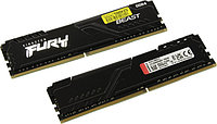 Оперативная память Kingston Fury Beast KF437C19BBK2/16 DDR4 DIMM 16Gb KIT 2*8Gb PC4-29800 CL19