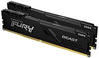 Оперативная память Kingston Fury Beast KF437C19BB1K2/32 DDR4 DIMM 32Gb KIT 2*16Gb PC4-29800 CL19