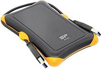 Накопитель Silicon Power SP010TBPHDA30S3K Armor A30 Black-Yellow USB3.0 Portable 2.5" HDD 1Tb EXT (RTL)