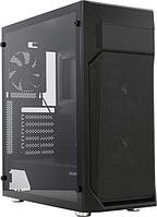 Корпус Miditower ZALMAN Z1 Plus ATX, BLACK, WINDOW, 1x5.25", 2x3.5", 3x2.5", 1xUSB2.0, 2xUSB3.0, FRONT