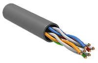 ITK BC1-C5E04-111-305-G Каб. в. п. U/UTP кат. 5E 4 пары PVC 1м сер. GENERICA