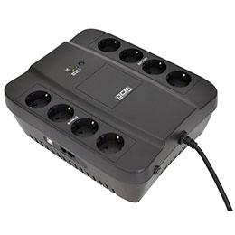 ИБП UPS 650VA PowerCom Spider SPD-650U Euro Black +USB+защита телефонной линии/RJ45 (688275) - фото 1 - id-p222073991