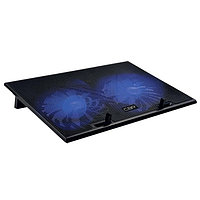 CBR CLP 17202, Подставка для ноутбука до 17", 390x270x25 мм, с охлаждением, 2xUSB, вентиляторы 2х150 мм, 20